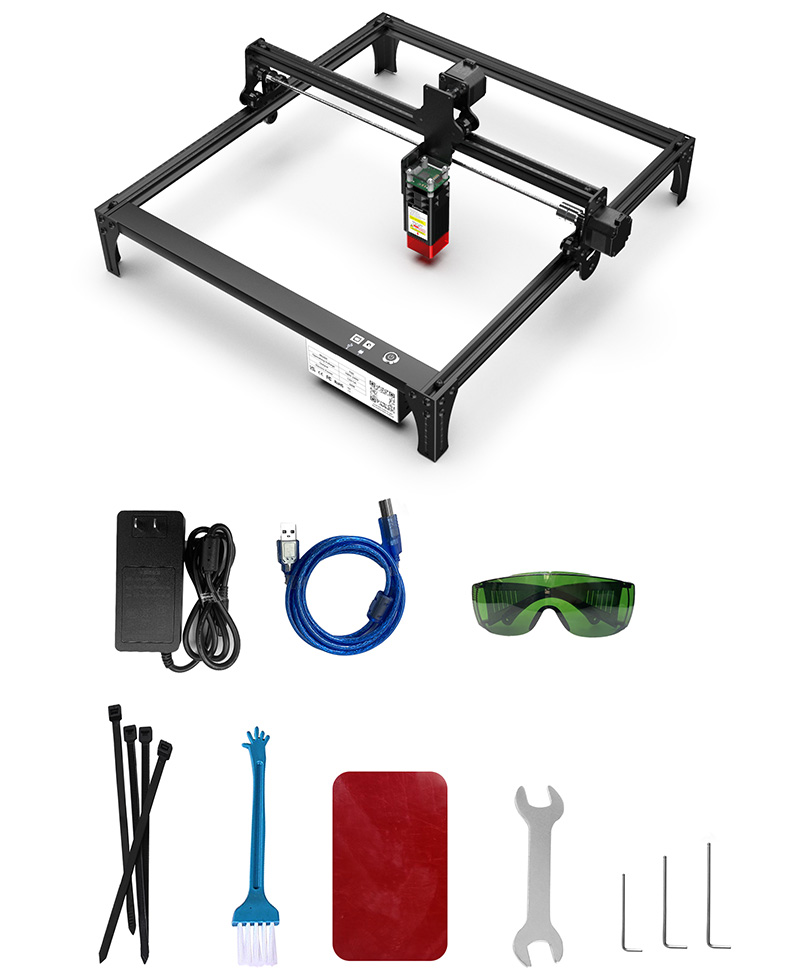 Packing list for Blue Times Laser Engravers & Cutting Beast