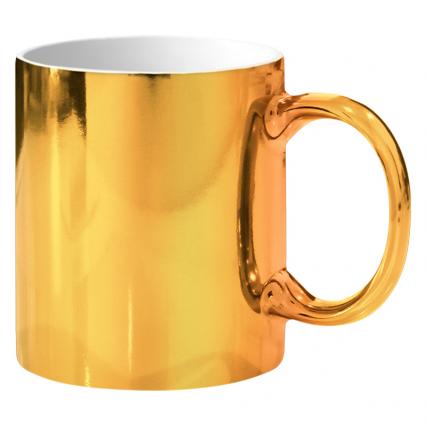 gold sublimation mugs