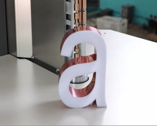 How to make letter A with bending machine?