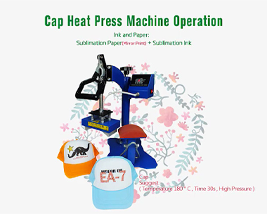 Cap heat press machine XY-031B