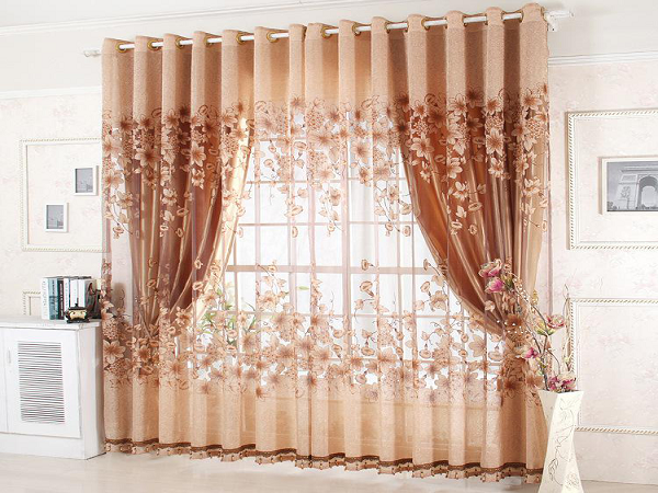 Laser Cut Fabric Of Curtains