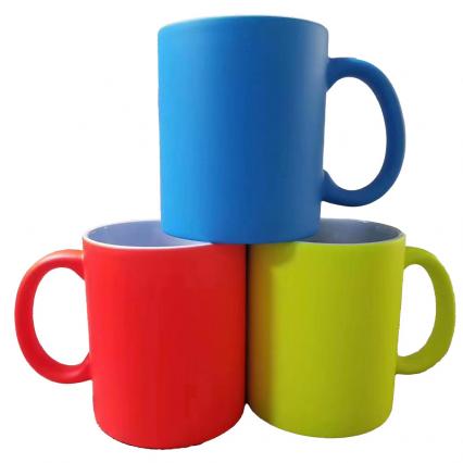coloured sublimation mugs
